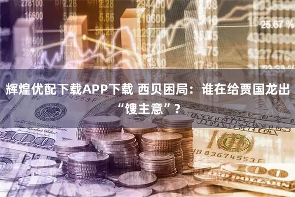 辉煌优配下载APP下载 西贝困局：谁在给贾国龙出“馊主意”？