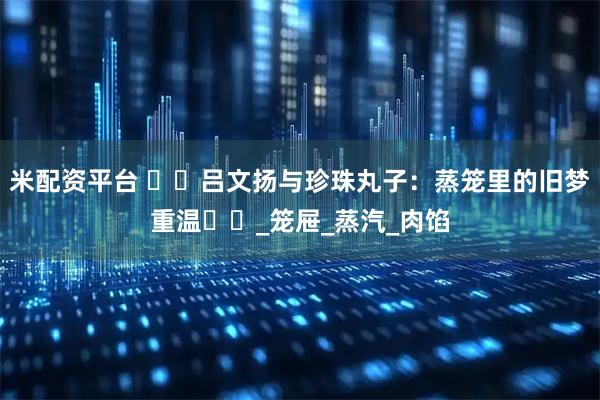 米配资平台 ​​吕文扬与珍珠丸子：蒸笼里的旧梦重温​​_笼屉_蒸汽_肉馅