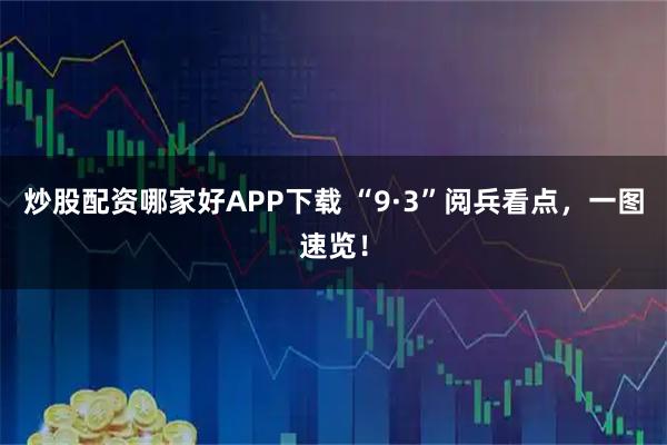 炒股配资哪家好APP下载 “9·3”阅兵看点，一图速览！